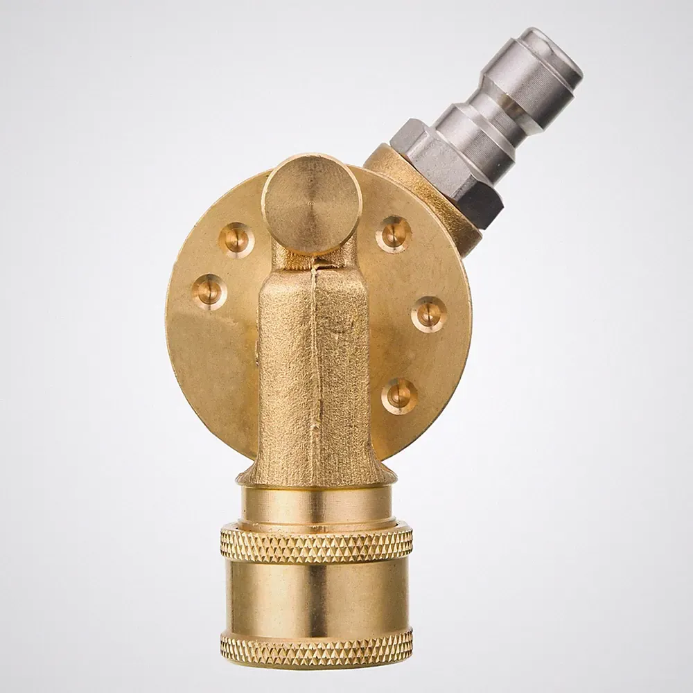 FIXFANS Pressure Washer Pivoting Coupler, Gutter Cleaner Attachment