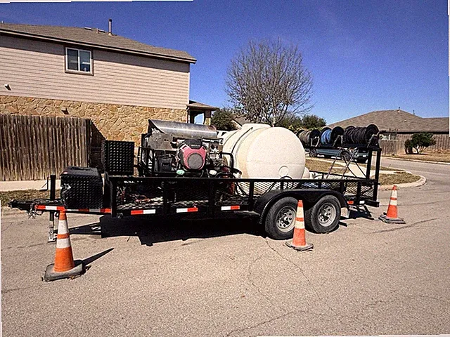 Flatbed Pressure Washer Trailer w/ Tanks, Hose Reels, Tool Boxes, 2 Axles