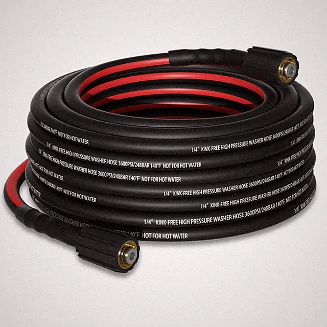 Flexible Pressure Washer Hose 25 FT 3600 PSI Kink Resistant Power Washer Replace