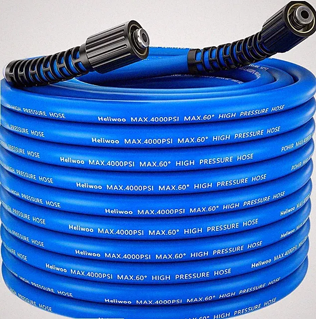 Flexible Pressure Washer Hose 25ft X 1/4" Kink Resistant Max 4000 Psi Power Wash
