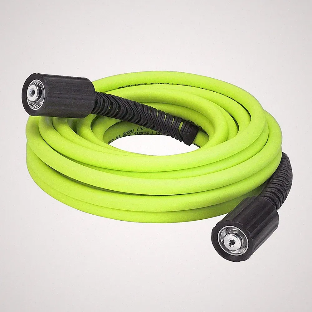 Flexzilla Pressure Washer Hose 1/4in x 25ft ZillaGreen with M22 Fittings