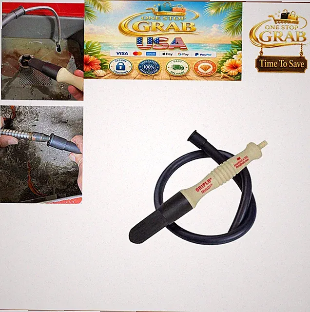 Flow-Thru Parts Washer Brush 28 Inch Hose Connects to Washer Nozzle Cleaning