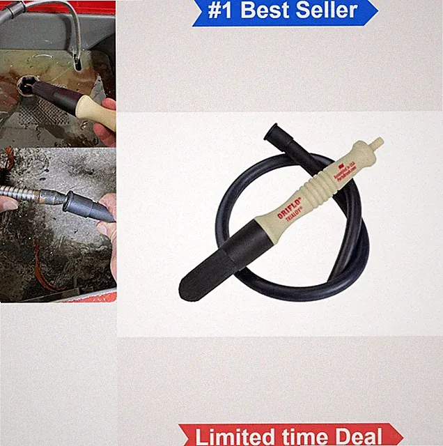Flow Thru Parts Washer Brush 28 Inch Hose Connects to Washer Nozzle Solvent