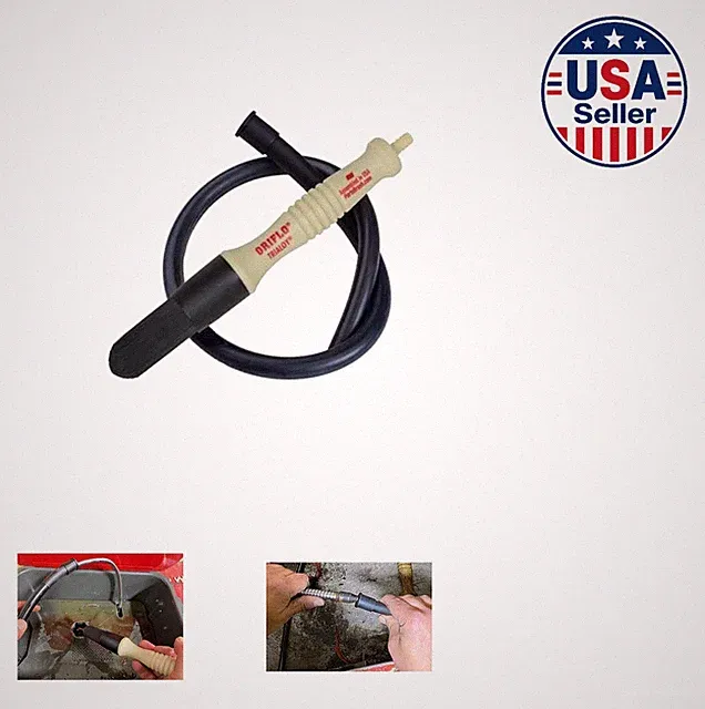 Flow-Thru Parts Washer Brush 28 Inch Hose Trialoy Polyester Filament Solvent