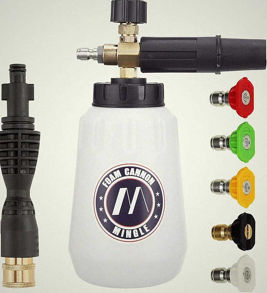 Foam Cannon, Compatible with Portland Husky and Ryobi Pressure Washer, with 5 No