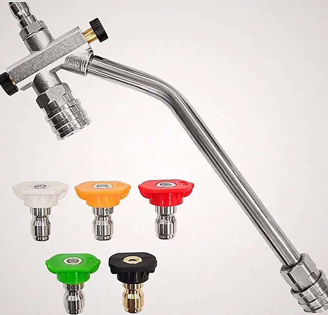 Foam Cannon Dual-Connector Accessory, Double Tip Attachment for Pressure Washer