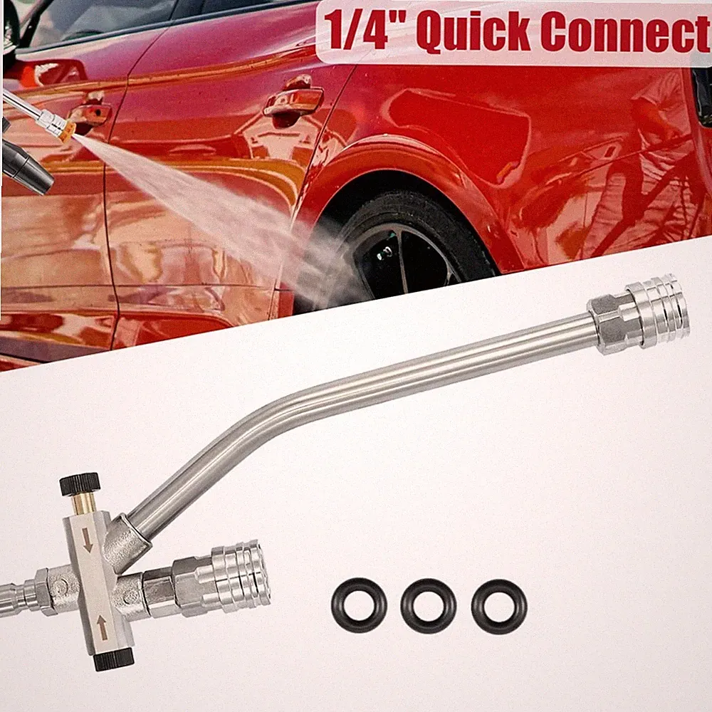 Foam Cannon Dual-Connector Pressure Washer Double Tip Attachment