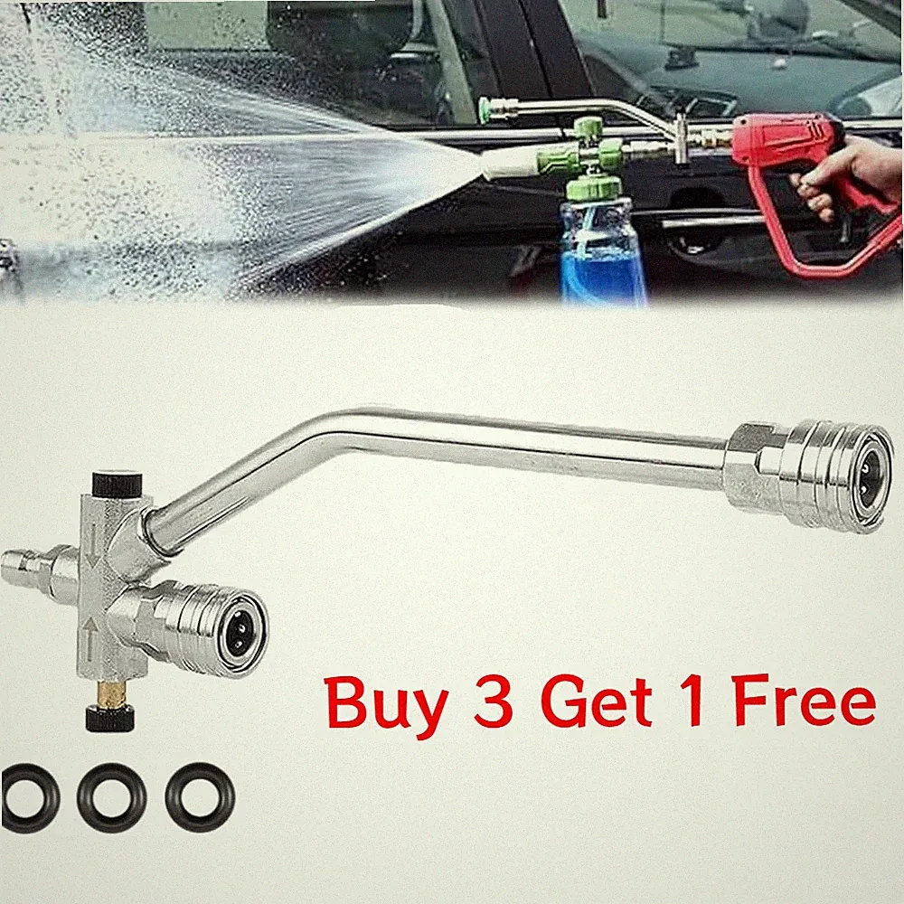 Foam Cannon Dual Connector Pressure Washer Foam Blaster 1/4"" Lance Nozzle