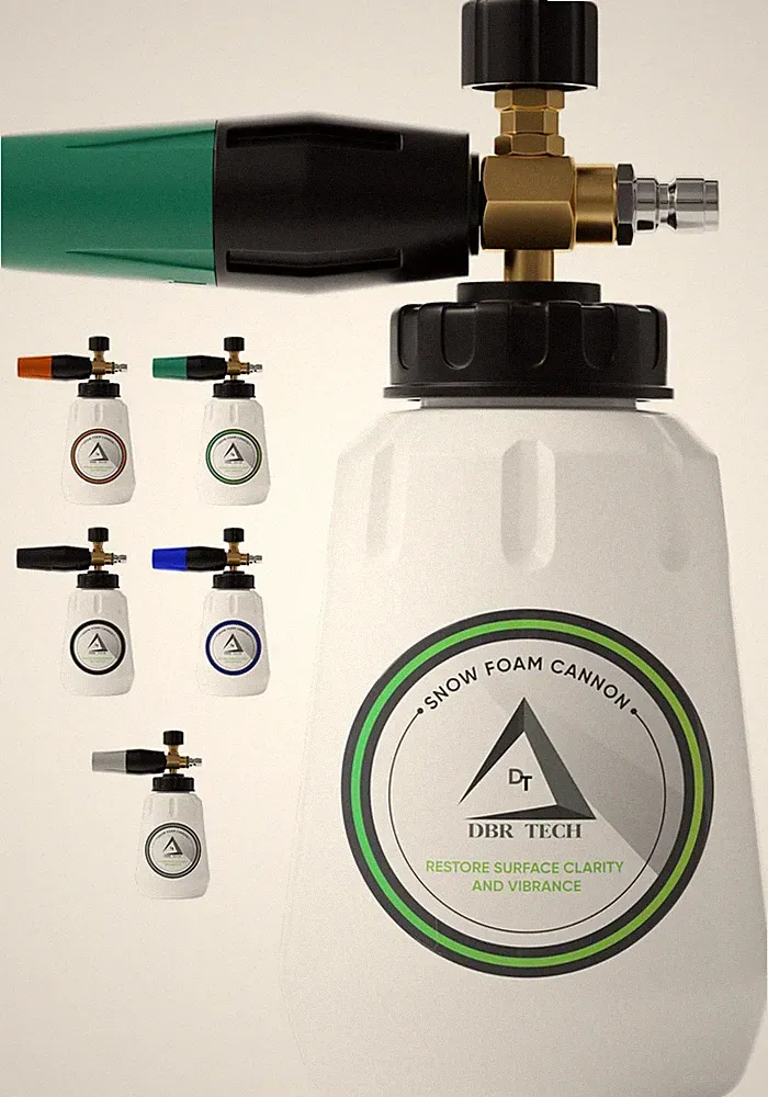Foam Cannon for Pressure Washer, 1.1Mm Orifice, 1000-4000 PSI, 1/4 Inch Quick Co
