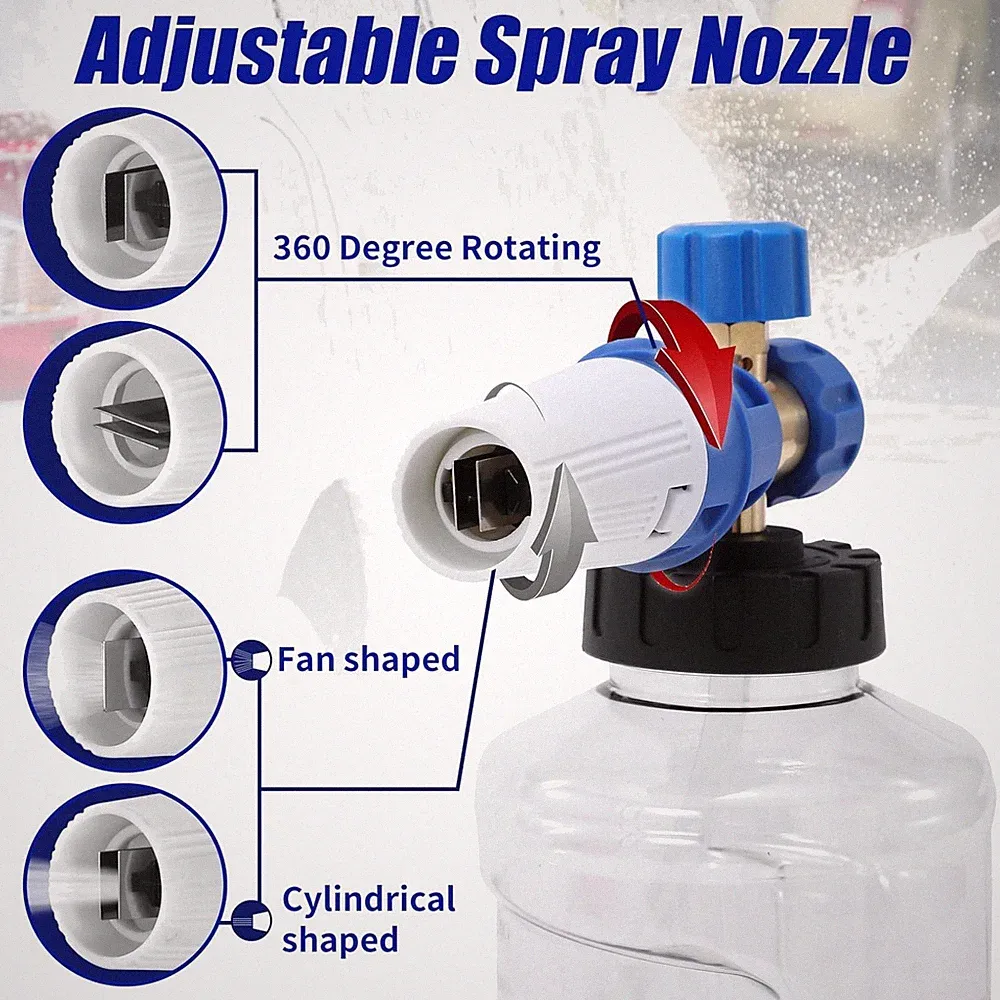 Foam Cannon for Pressure Washer, 1.5L Capacity
