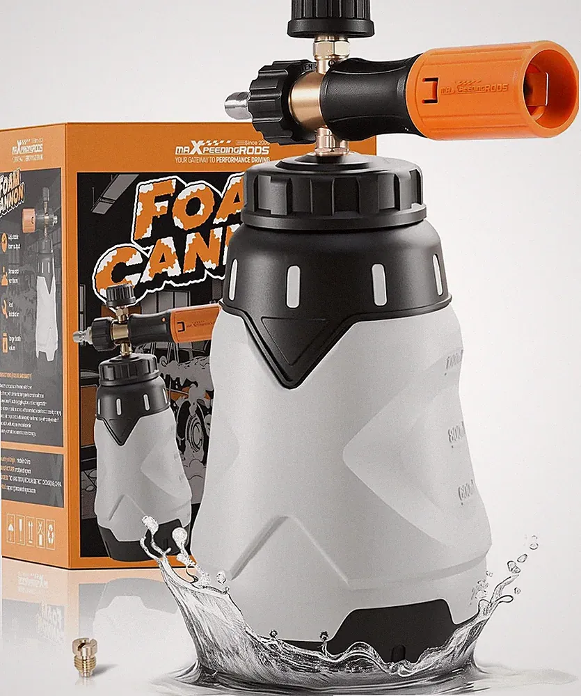 Foam Cannon for Pressure Washer, 1300ML Wide Mouth Quick Release Car Wash Foam G