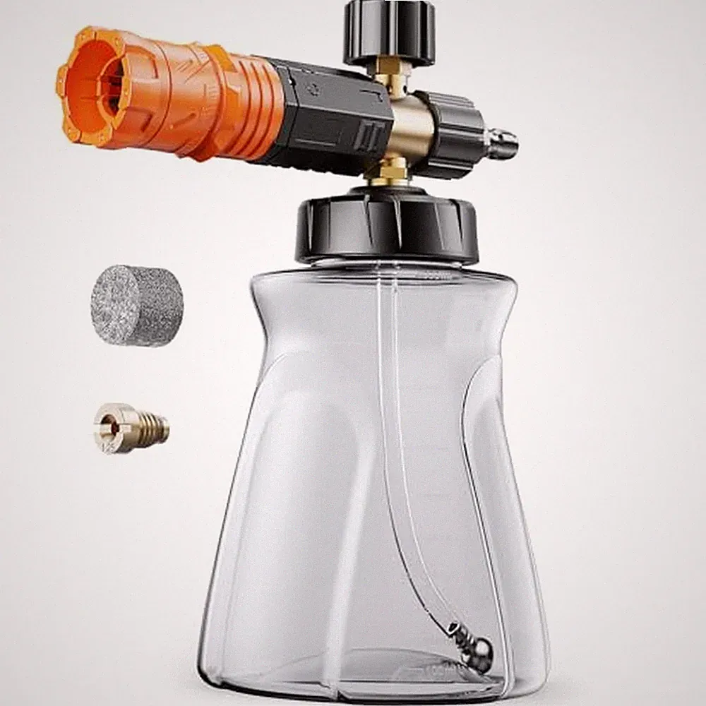 Foam Cannon for Pressure Washer, 1L Snow Foam Lance Black Foam Cannon