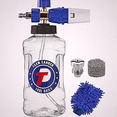 Foam Cannon for Pressure Washer, Adjustable Foam Blaster, Snow Foam Lance Blue