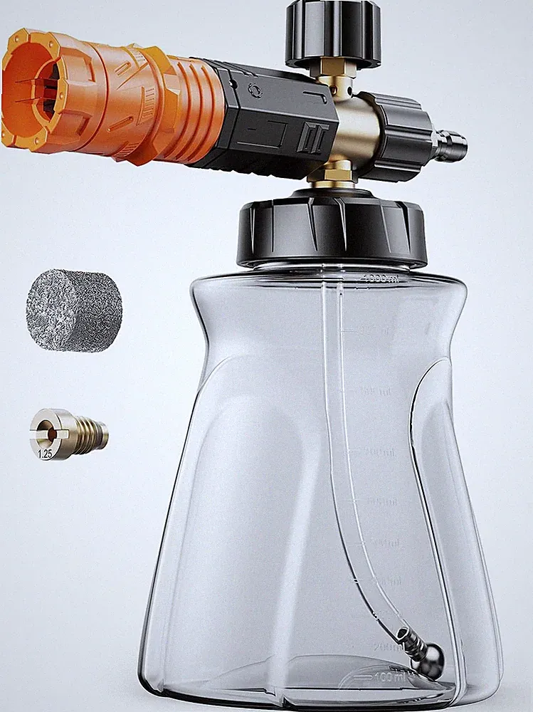 Foam Cannon For Pressure Washer Foam Blaster With 1/4 Inch Quick Connector 1L