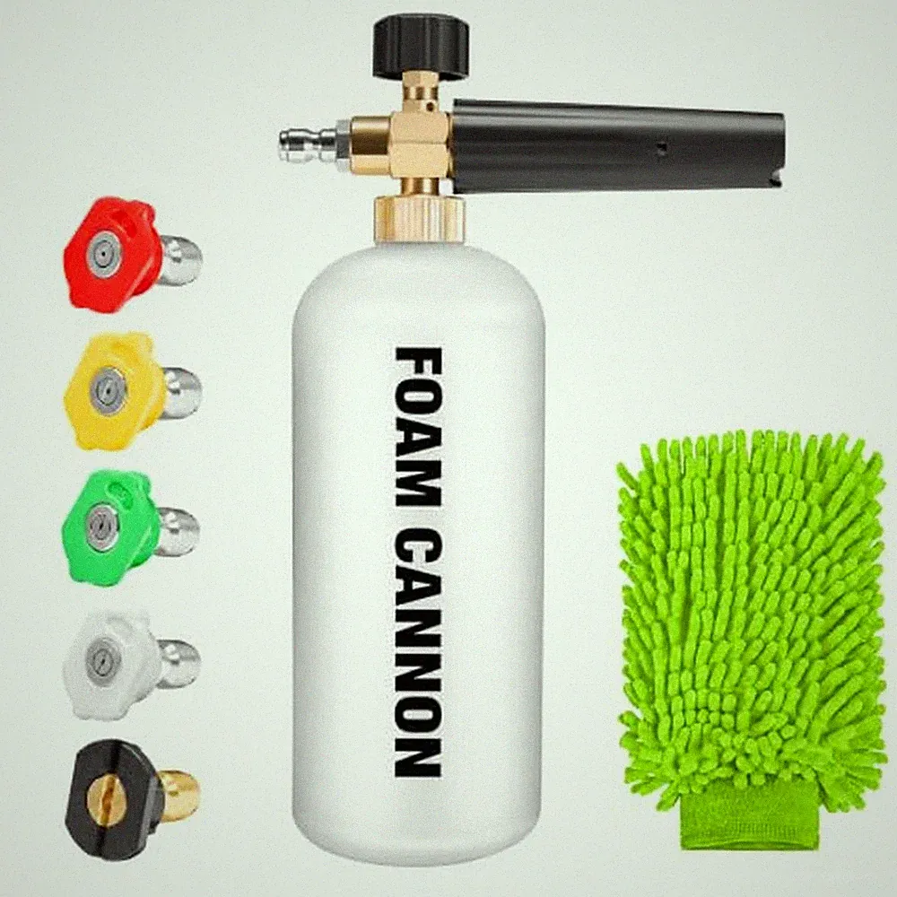 Foam Cannon for Pressure Washer, Industrial Car Wash Foam Sprayer, 1 Liter