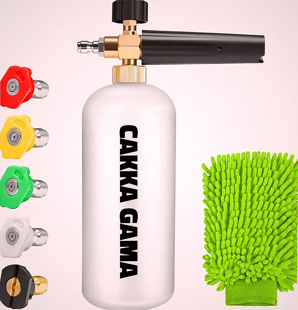 Foam Cannon for Pressure Washer, Industrial Car Wash Foam Sprayer with 1/4 Inch