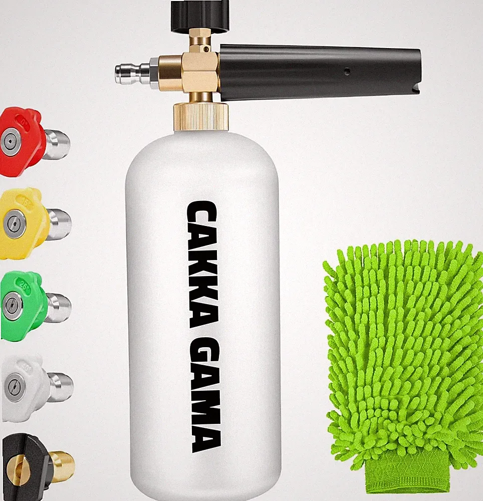 Foam Cannon for Pressure Washer, Industrial Car Wash Foam Sprayer with 1/4 Inch