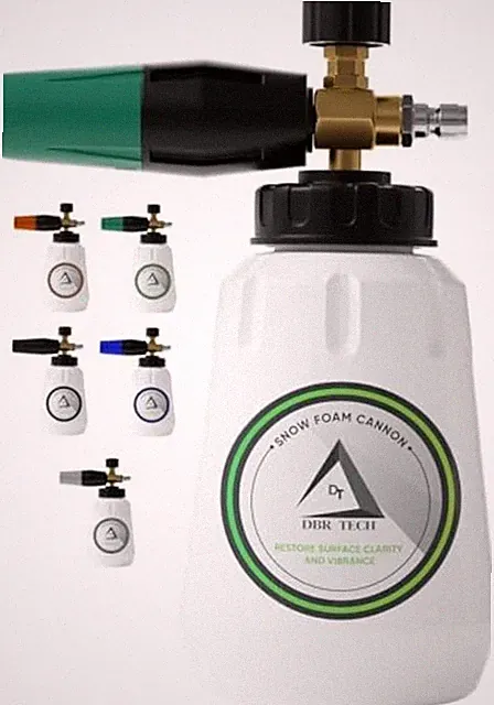 Foam Cannon for Pressure Washer | Pro Grade, 1.1mm Orifice, 1000-4000 PSI Green