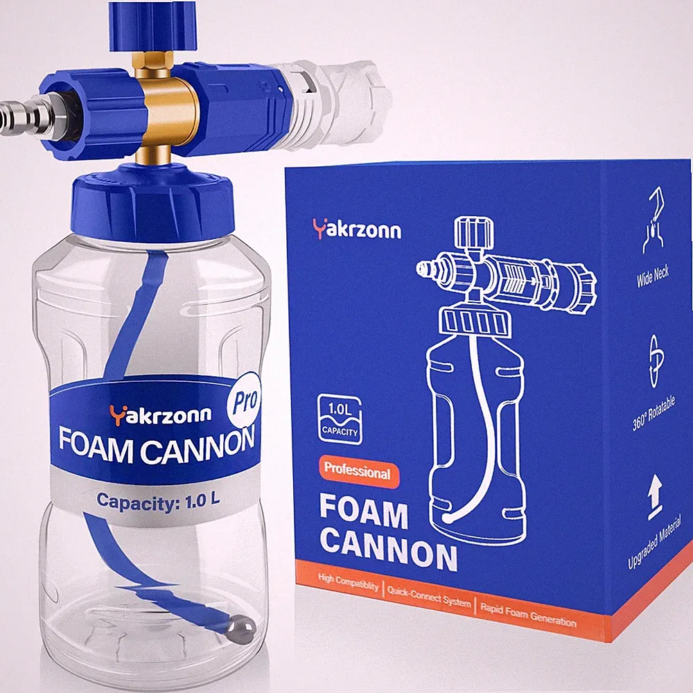 Foam Cannon for Pressure Washer, Professional Car Cannon Lance, 1L Wide Mouth...