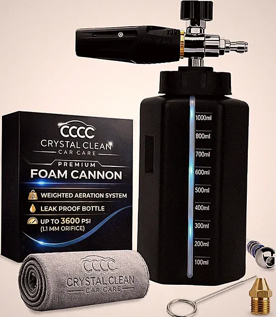 Foam Cannon for Pressure Washer, Thick Snow Foam, 1/4'' Quick Connect, 1.1Mm Ori
