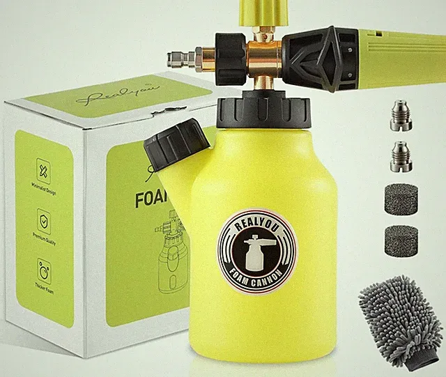 Foam Cannon for Pressure Washer up to 4500 PSI, Premium Foam Sprayer