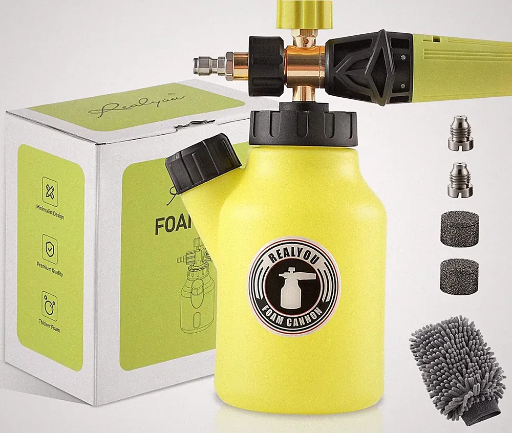 Foam Cannon for Pressure Washer up to 4500 PSI, Premium Foam Sprayer with Easy F