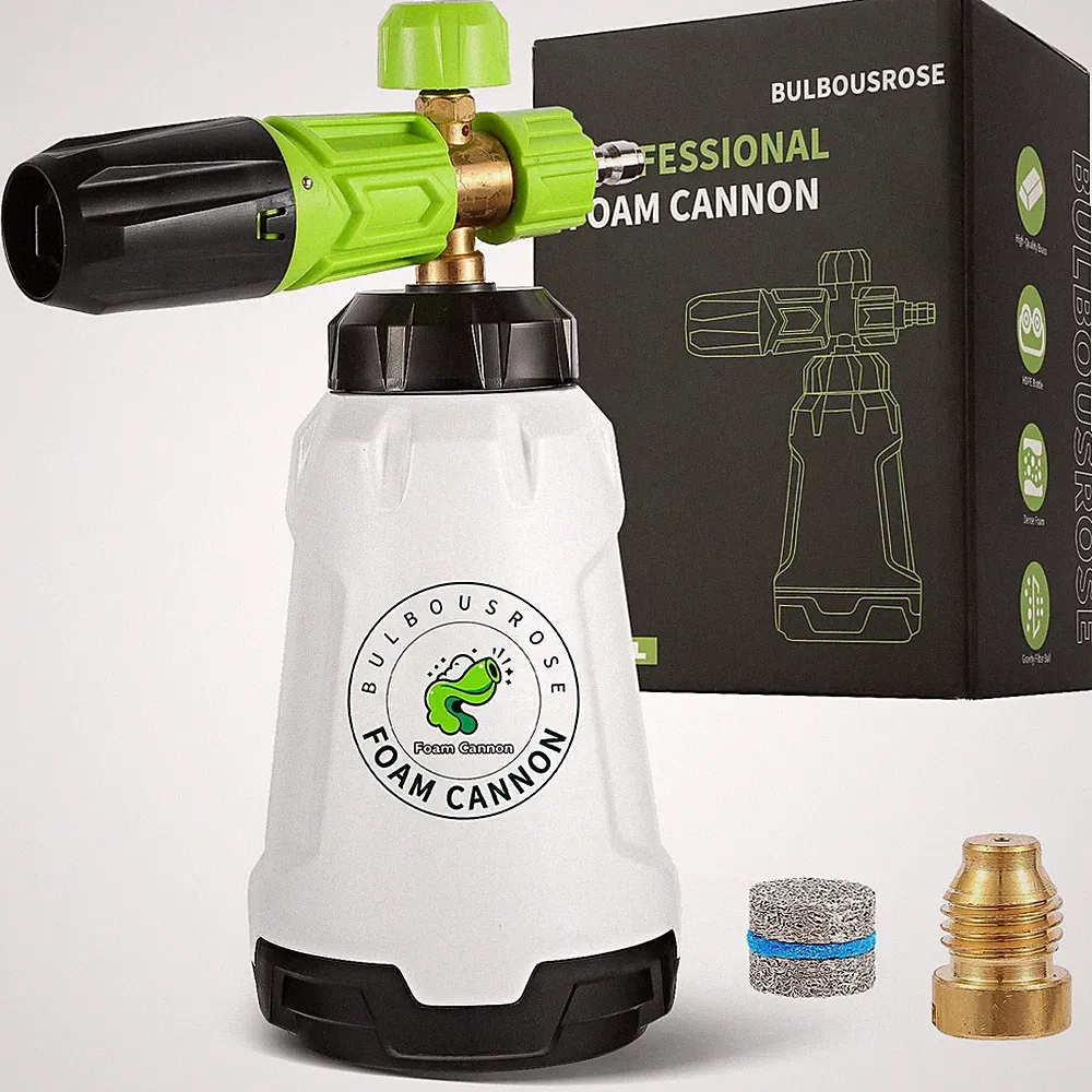 Foam Cannon for Pressure Washer (Wide Mouth), Stainless Steel Filter Thick Sn...