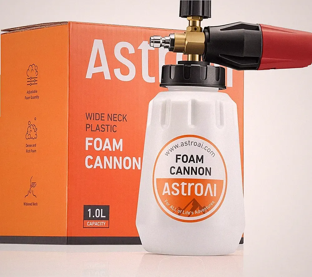 Foam Cannon for Pressure Washer with 1/4" Quick Connect Plug, 1 L