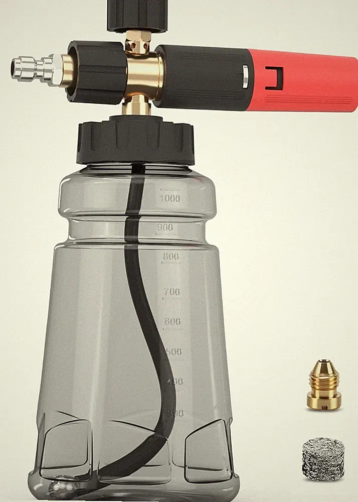 Foam Cannon for Pressure Washer with 1/4" Quick Connector, Wide Mouth Foam Canno