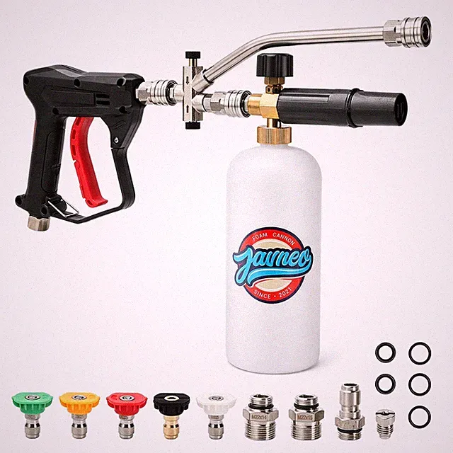 Foam Cannon for Pressure Washer with Short Gun Kit, Snow Foam Lance, 3/8" Swi...