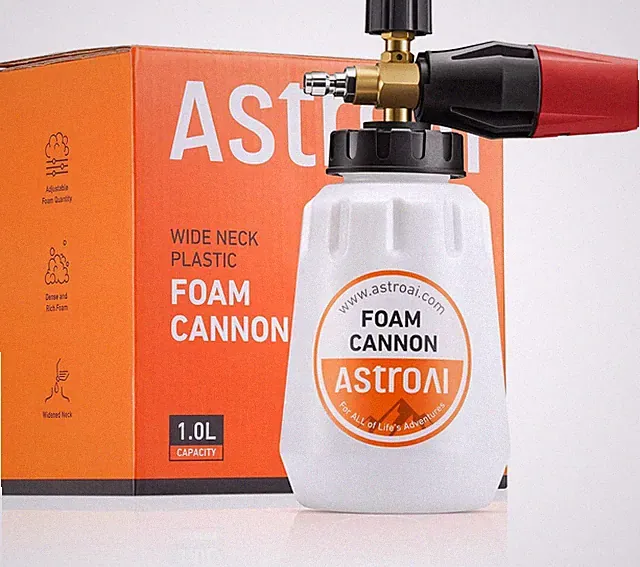 Foam Cannon, Heavy Duty Car Foam Blaster Wide Neck Adjustable Snow Foam Lance an