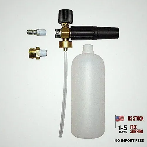Foam Cannon Pressure Washer Attachment for Cleaning Vehicles, Pole 14.0263