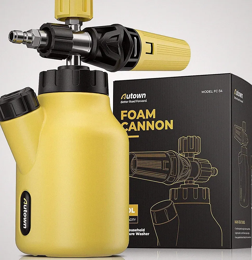 Foam Cannon Pressure Washer Car Wash Foam Sprayer W/ 1/4” Quick Connector Heavy