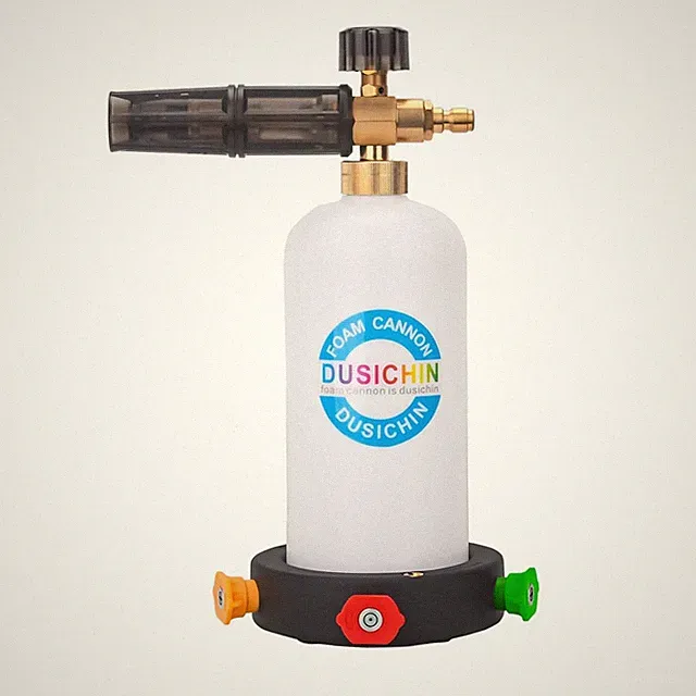 Foam Cannon Pressure Washer Nozzle Snow Lance Holder Container Set