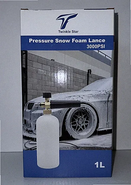 Foam Cannon Spray Nozzle Tips by Twinkle Star 3000PSI 1 Liter