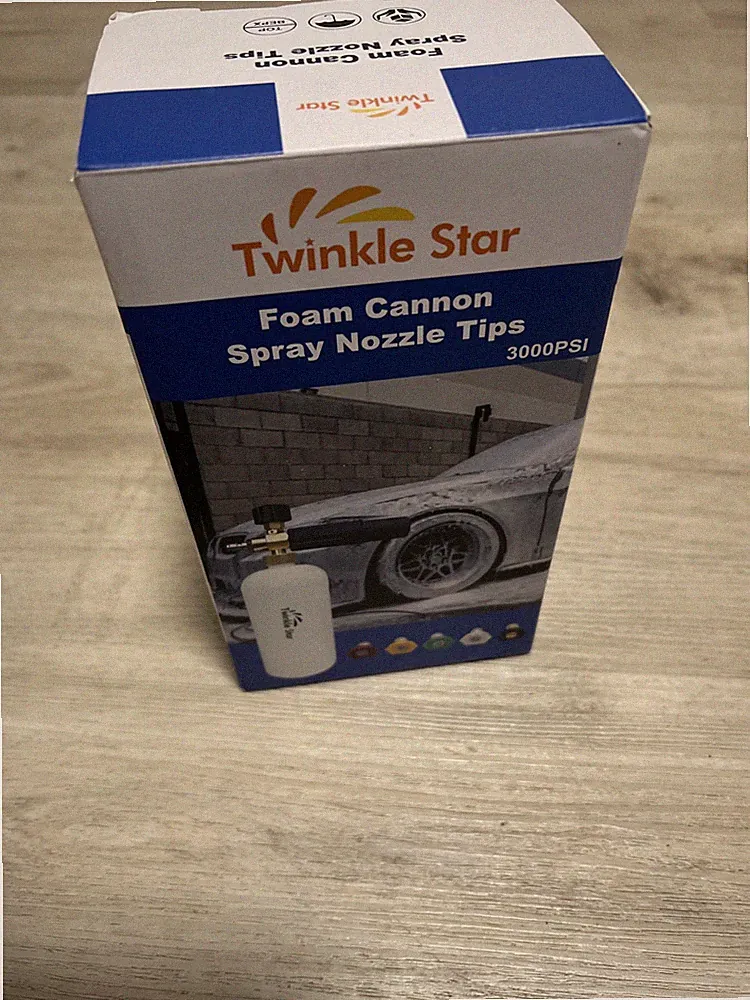 Foam Cannon Spray Nozzle Tips - Twinkle Star 3000PSI 1 Liter Car Wash Clean