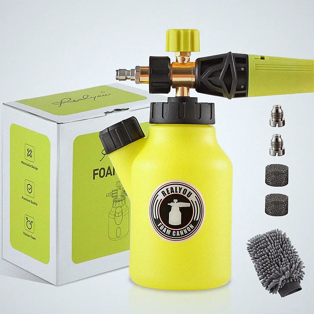 Foam Cannon up to 4500 PSI, Foam Cannon for Pressure Washer with 1/4'' Quick...