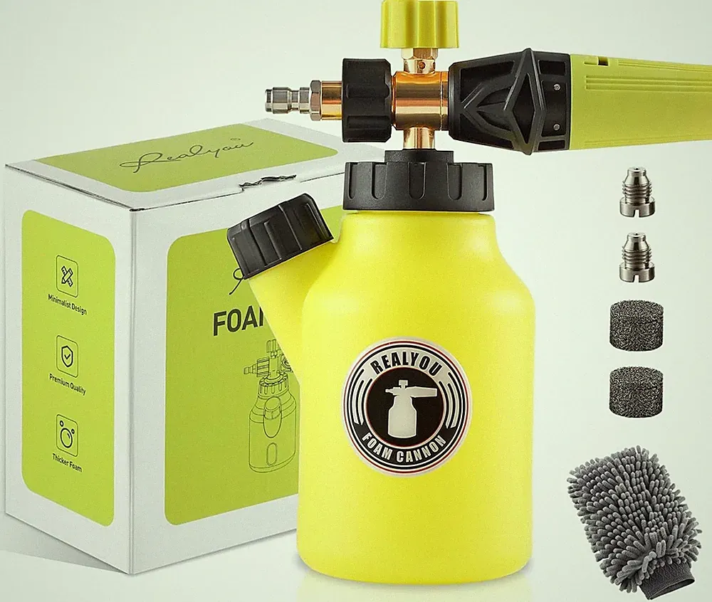 Foam Cannon up to 4500 PSI, Foam Cannon for Pressure Washer with 1/4'' Quick Con