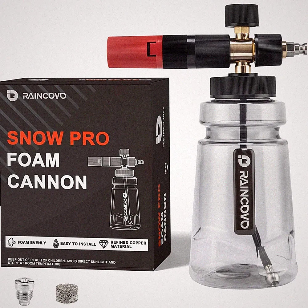 Foam Cannon Wide Mouth for Pressure Washer, Thick Snow Foam Lance for Car Was...
