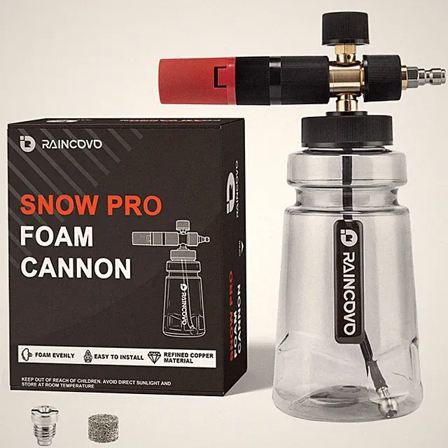 Foam Cannon Wide Mouth for Pressure Washer, Thick Snow Foam Lance for Car Was...