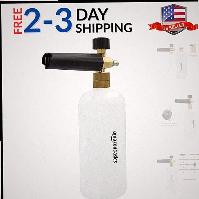 Foam Cannon with 1/4-Inch Quick Connector for Pressure Washer, Snow Foam Lanc...