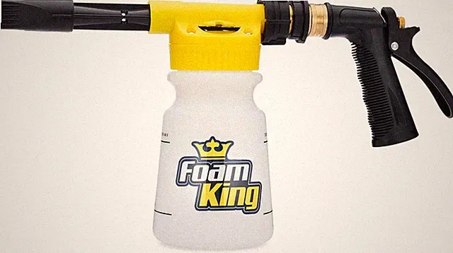 Foam King Car Wash Foam Gun, Foam Cannon for Hose Garden - the King of Suds - Ul