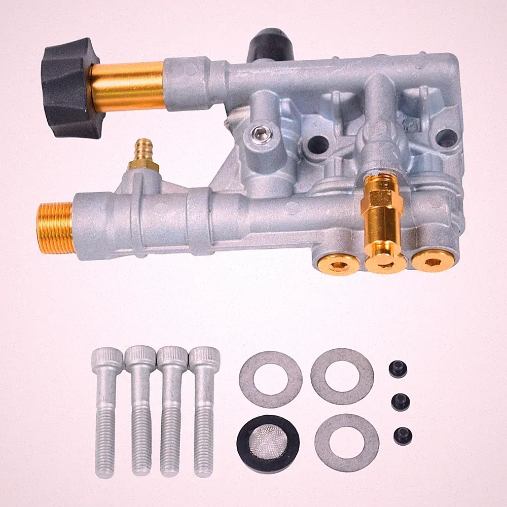 For 510020 and 520006 Axial Cam Pressure Washer Pumps 7108366 Manifold Kit