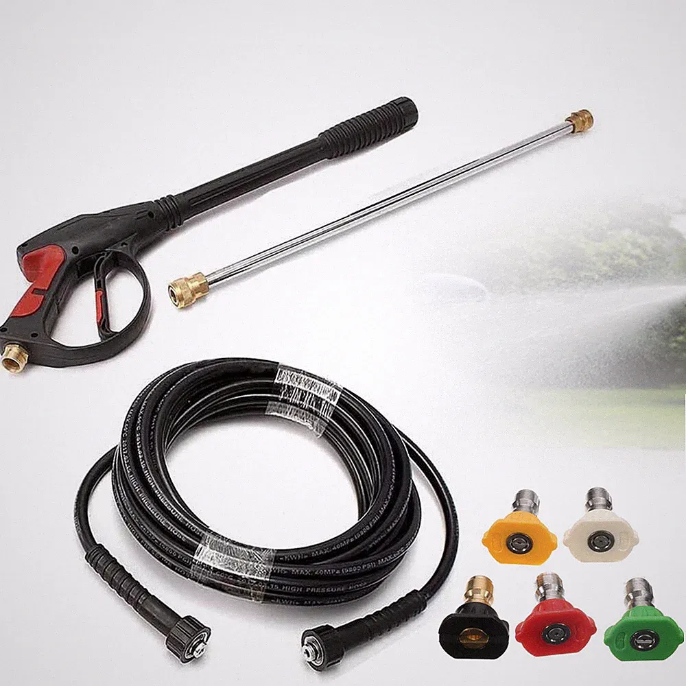 For Craftsman High Pressure Power Washer Spray Gun Wand Hose Kit+5 Tips New