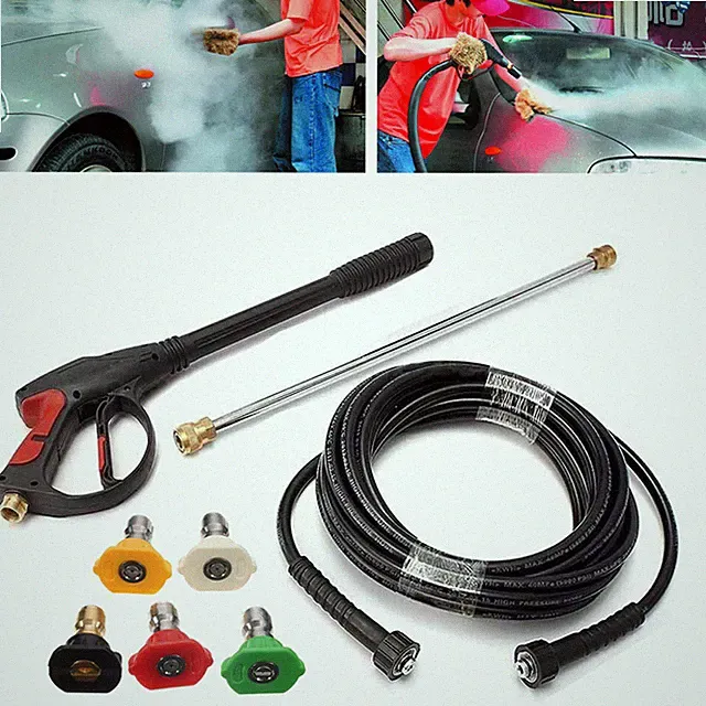 For Craftsman High Pressure Power Washer Spray Gun Wand Hose Kit and 5 Tips NEW