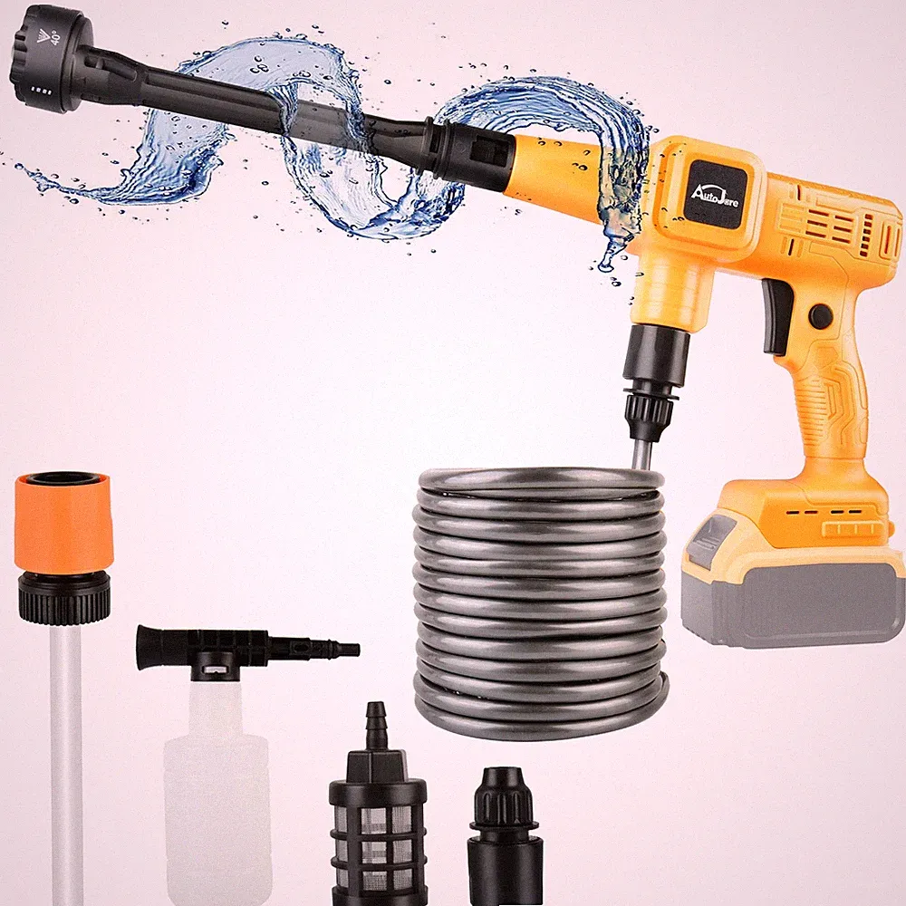 For Dewalt Cordless Handheld Pressure Power Washer 20V Battery 880PSI 6In1 Nozzl