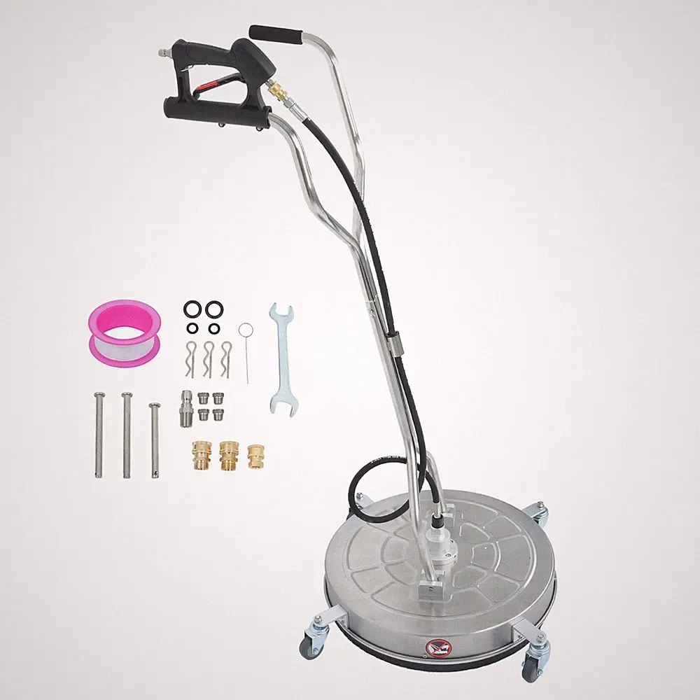 For Roomark 24"Pressure Washer Surface Cleaner w/ Handles & Wheels Quick Connect