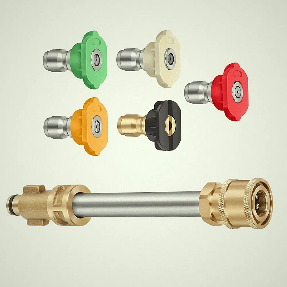 For Ryobi Pressure Washer Quick Connect Adapter Replacement With 5 Color Nozzles