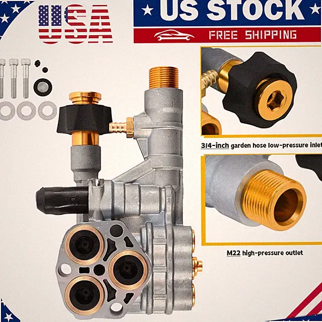 For Simpson Cleaning 7108366 Manifold Kit for 510020 520006 Pressure Washer Pump