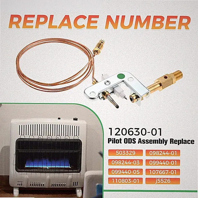 For Vent Free Natural Gas Wall Heater Natural Gas Pilot ODS Assembly 120630-01